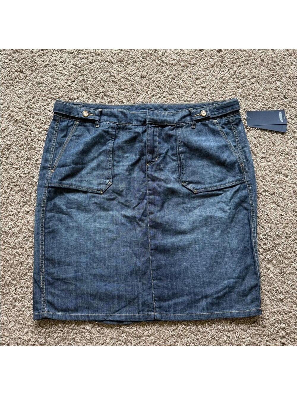 New with Tags Tommy Hilfiger Denim Skirt with Pocket Details Size 16